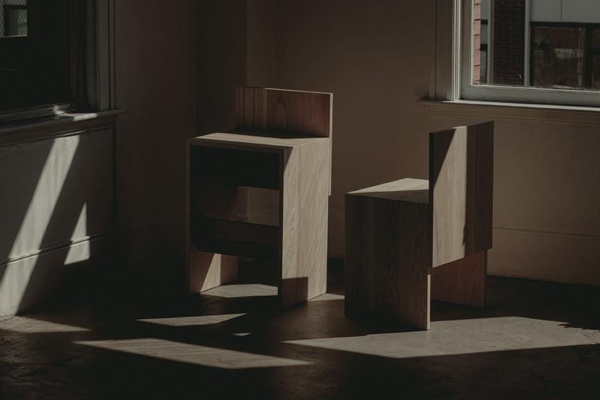 低靠背木质柜台凳和椅子