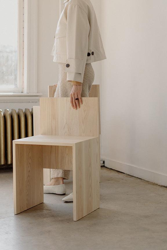现代木质餐椅